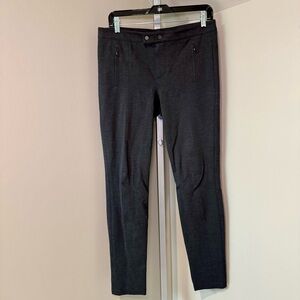 VINCE Women's size 10 Gray Skinny Leg Ponte Knit‎ Trouser Pant